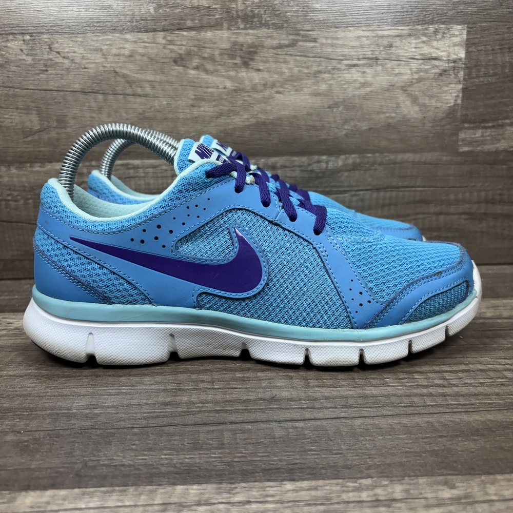 Nike Flex Experience RN 2 Blue Purple Womens US Size 8 599548-403 Running Shoes